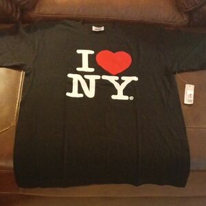 I Love NY Black T-Shirt Size Small